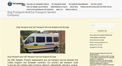 Desktop Screenshot of pettransporteu.com